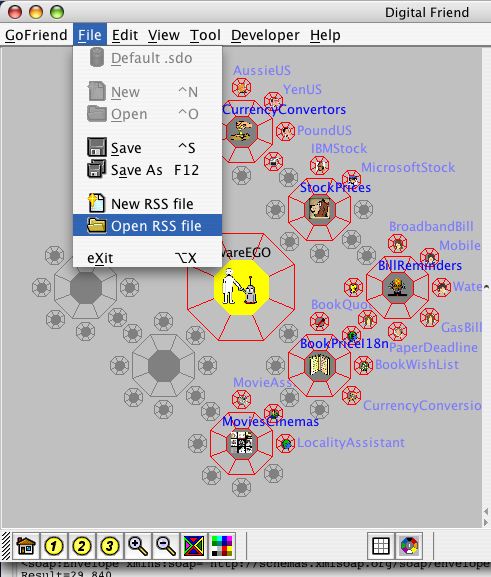 Open rss file menu.